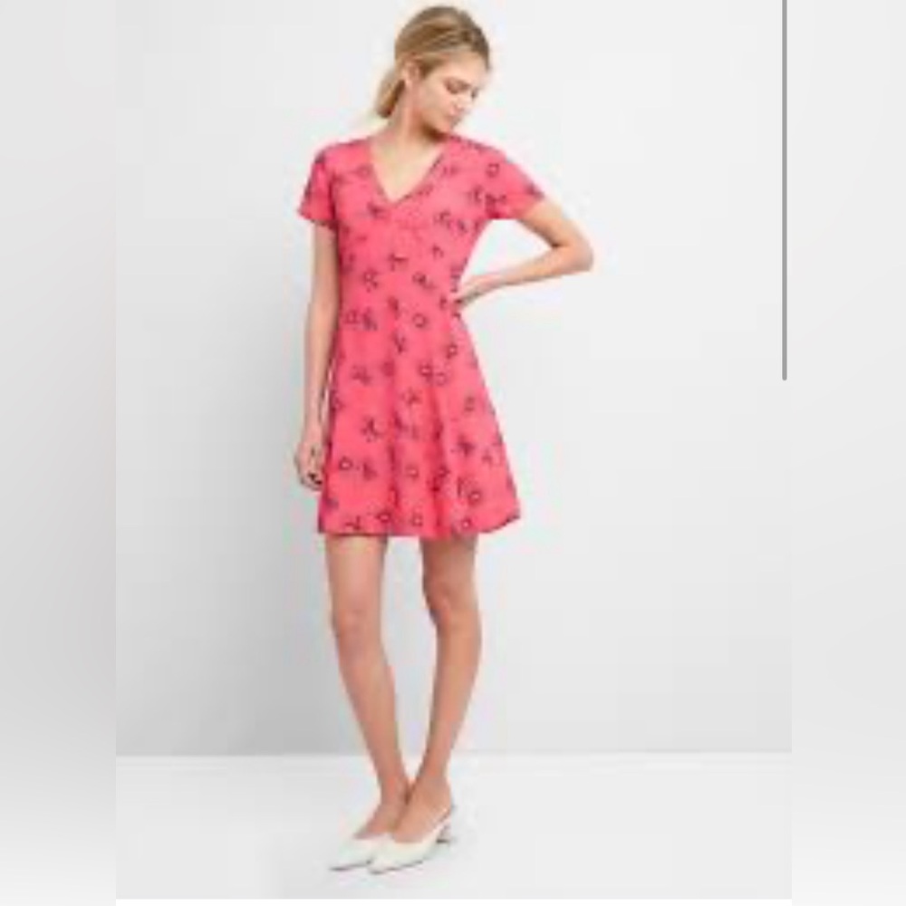 Gap womens short sleeve fit and flare dress size 0P NWT